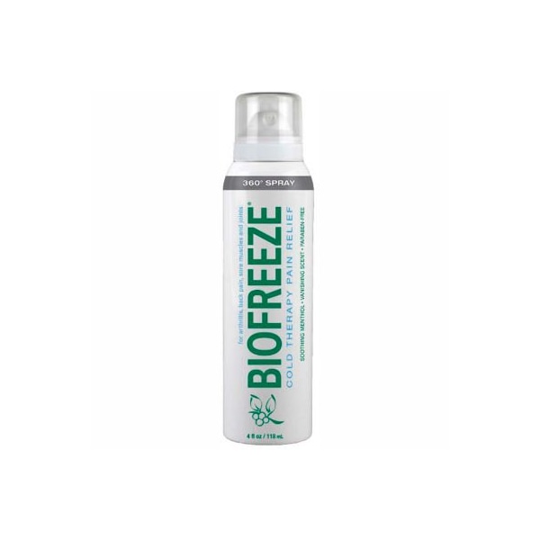 BioFreeze Cold Pain Relief Spray, 4 oz. Bottle, Box of 12